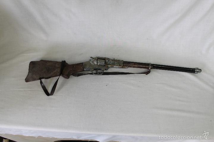 Juguetes antiguos: RIFLE DE MIXTO JERONIMO DE TREBER - Foto 1