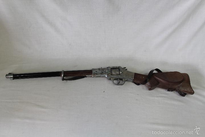 Juguetes antiguos: RIFLE DE MIXTO JERONIMO DE TREBER - Foto 4