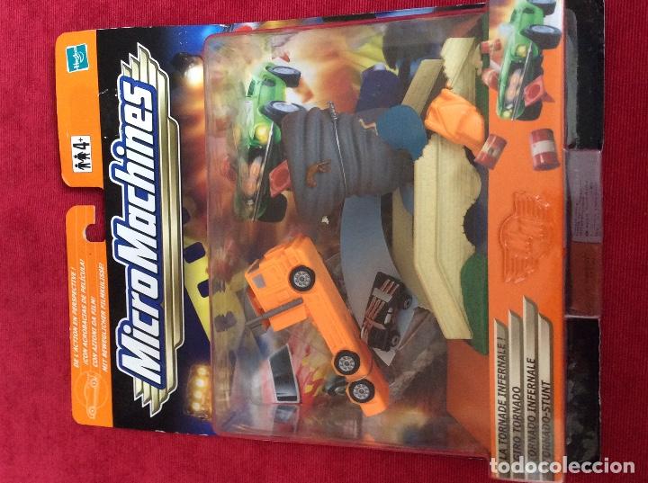 Juguetes antiguos: Micromachines Giro Tornado Hasbro 2001 - Foto 2