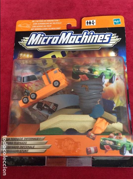 Juguetes antiguos: Micromachines Giro Tornado Hasbro 2001 - Foto 1