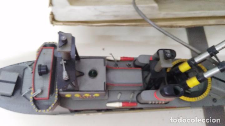Juguetes antiguos: antiguo barco patrullera de jefe - Foto 8