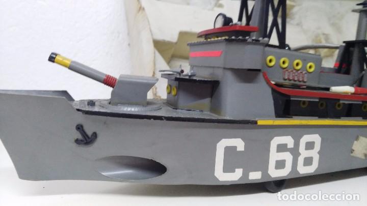 Juguetes antiguos: antiguo barco patrullera de jefe - Foto 10