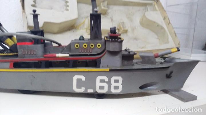 Juguetes antiguos: antiguo barco patrullera de jefe - Foto 11