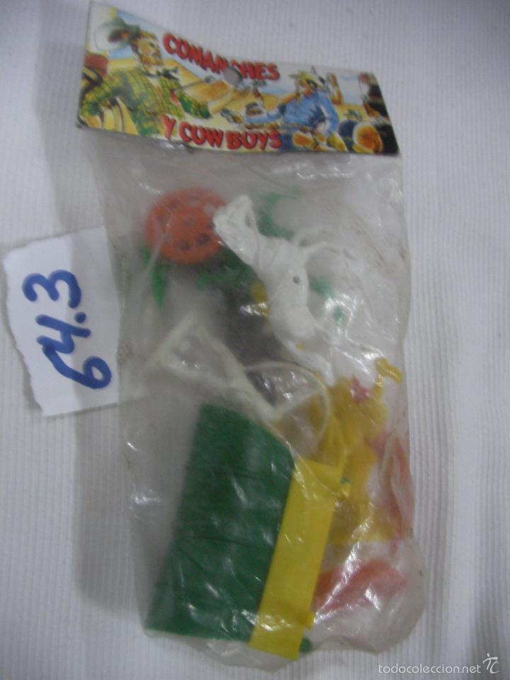 Juguetes antiguos: ANTIGUO BLISTER COMANCHES Y COWBOYS - Foto 1