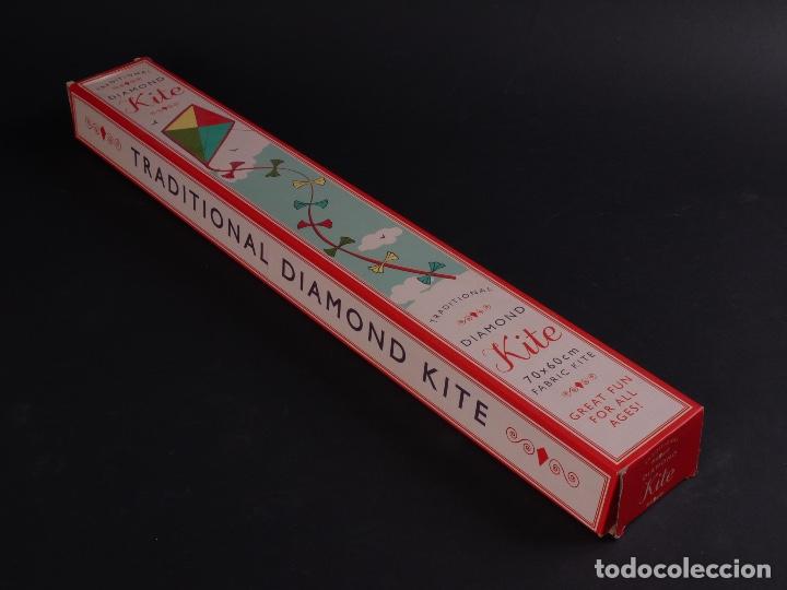 Juguetes antiguos: COMETA TRADITIONAL DIAMOND KITE - Foto 2