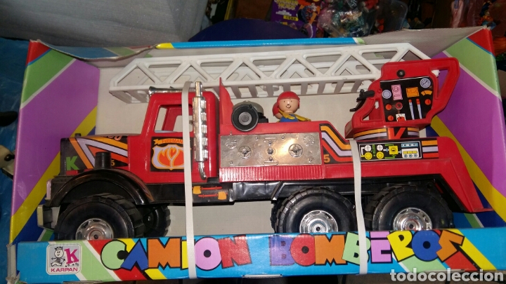 Juguetes antiguos: Camion bomberos karpan - Foto 1