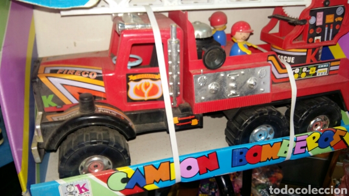 Juguetes antiguos: Camion bomberos karpan - Foto 2