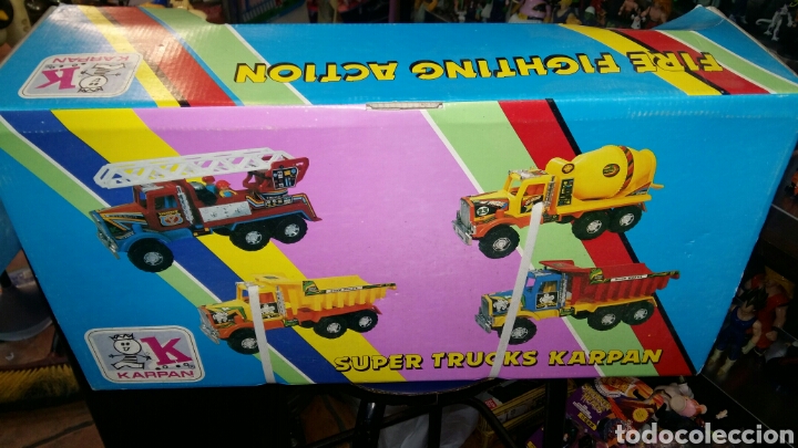 Juguetes antiguos: Camion bomberos karpan - Foto 4