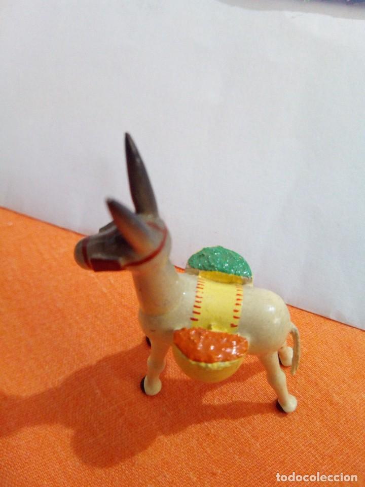 Juguetes antiguos: Burrito madera goula - Foto 1