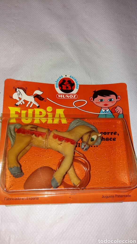 Juguetes antiguos: caballo furia mu&ntilde;ecos mu&ntilde;oz - Foto 1