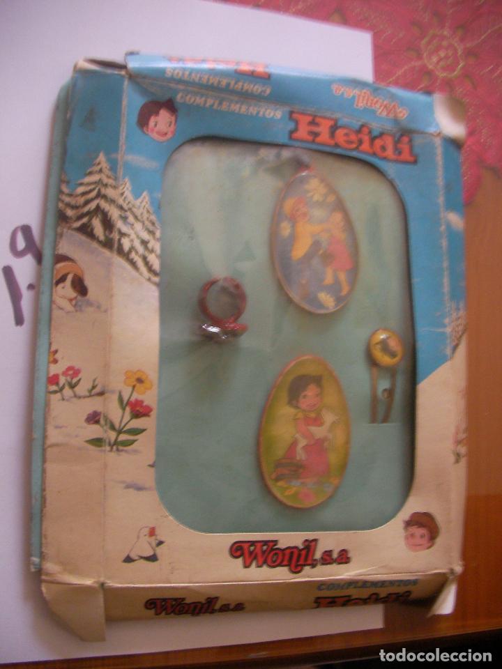 Juguetes antiguos: ANTIGUOS COMPLEMENTOS HEIDI EN SU CAJA - Foto 1