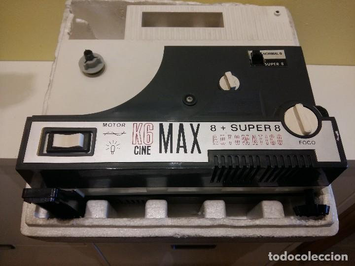 Juguetes antiguos: proyector super 8,super max8 K6 cine - Foto 1