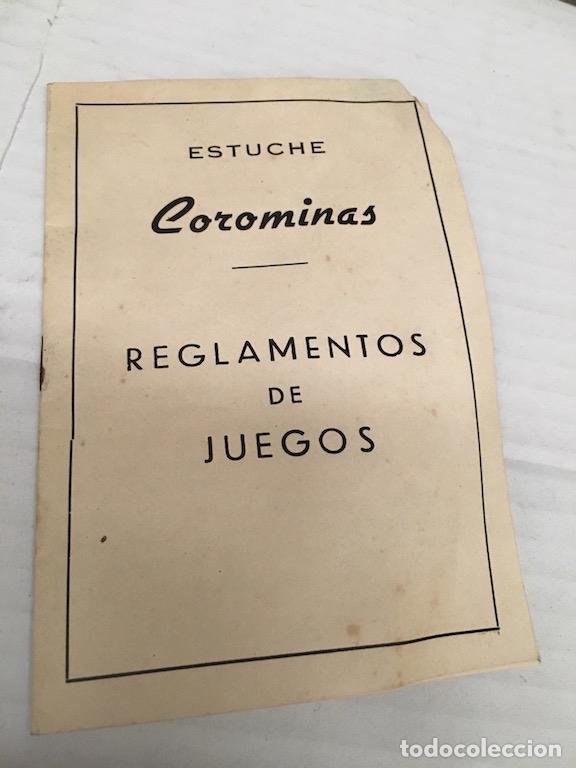 Juguetes antiguos: TABLEROS DE ESTUCHE COROMINAS - Foto 2