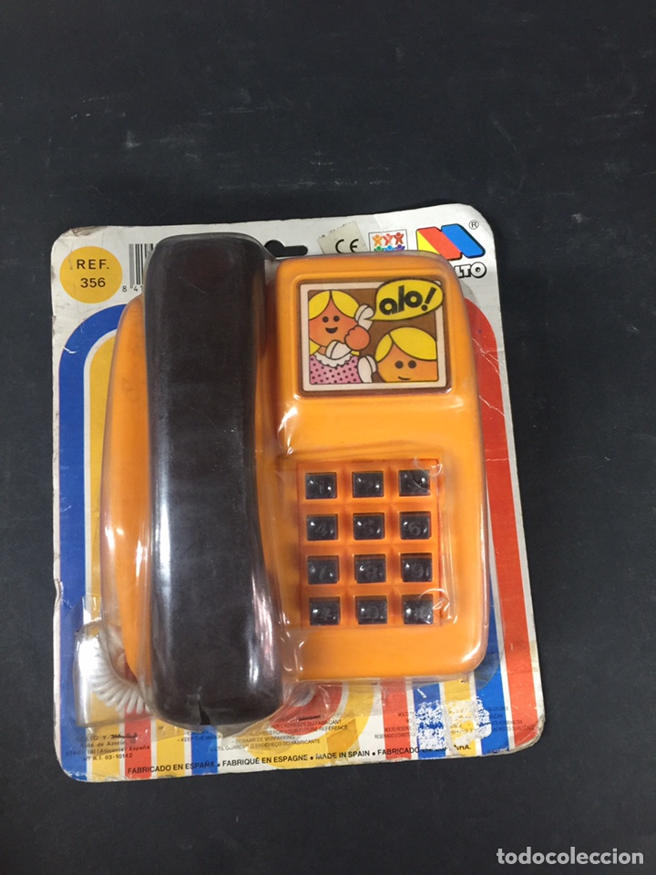 Juguetes antiguos: Blister telefono sonoro molto - Foto 1