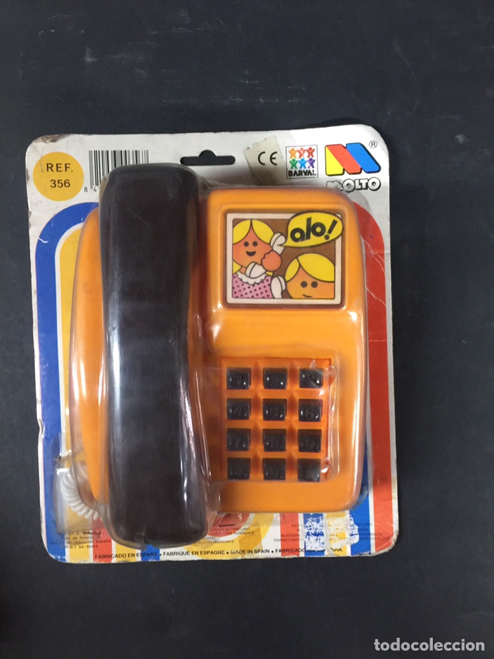 Juguetes antiguos: Blister telefono sonoro molto - Foto 2