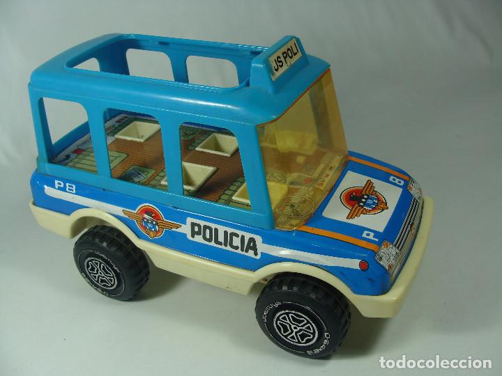 Old Toys: Bus de Polic&iacute;a - Hecho en Espa&ntilde;a por Obertoys