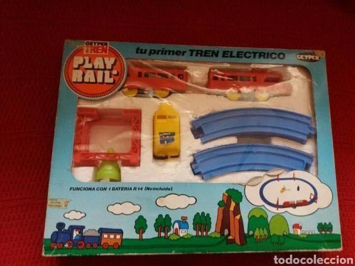 Juguetes antiguos: TU PRIMER TREN ELECTR&Oacute;NICO GEIPER - Foto 1