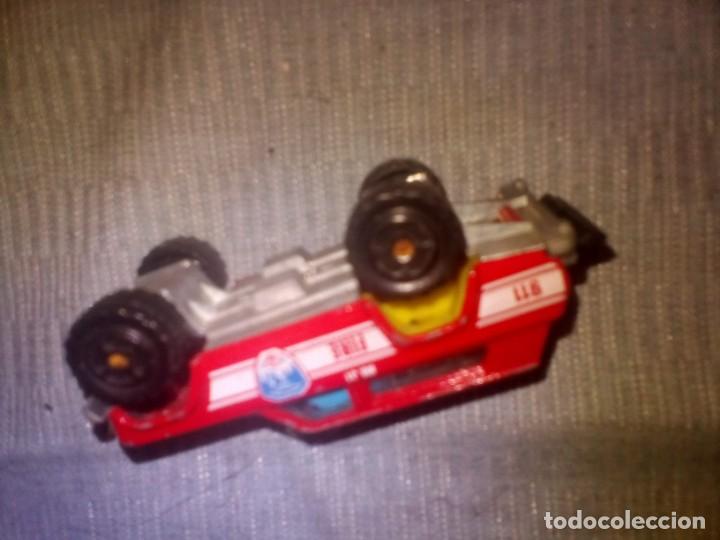Juguetes antiguos: furgoneta de bomberos majorette - Foto 2