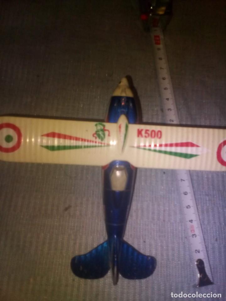 Juguetes antiguos: Avion de metal sin marca con defecto - Foto 1