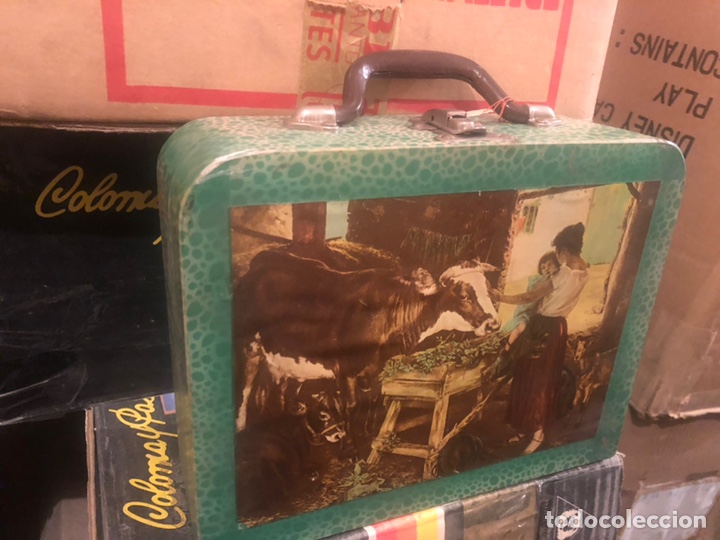 Juguetes antiguos: Maletin de madera 1930 a estrenar - Foto 1