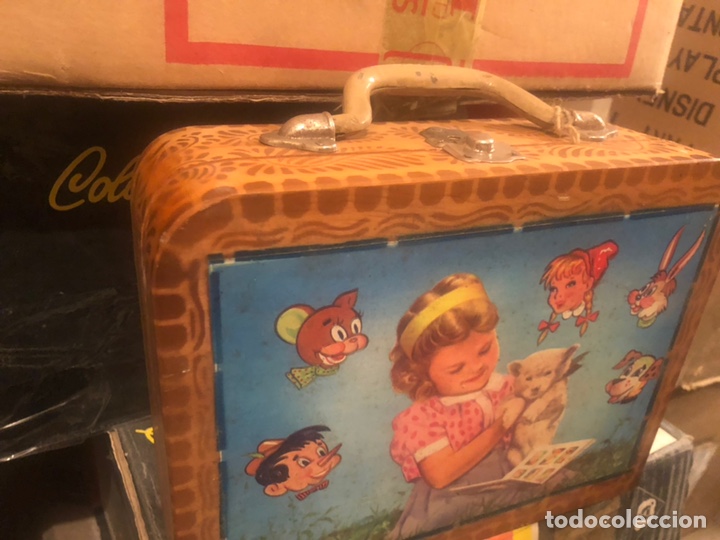 Juguetes antiguos: Maletin madera 1930 a estrenar - Foto 1
