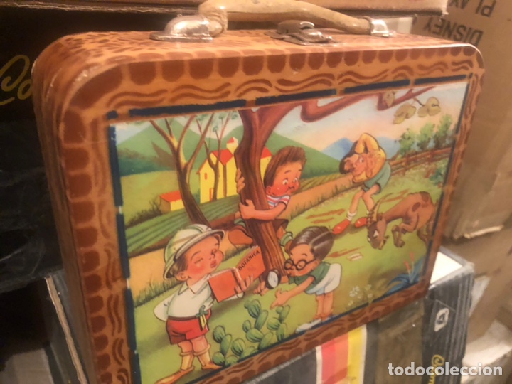 Juguetes antiguos: Maletin de madera 1930 a estrenar - Foto 1