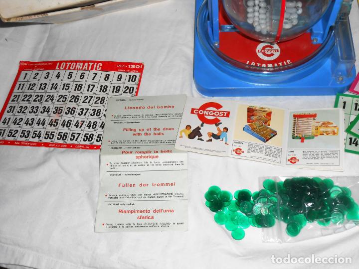 Juguetes antiguos: LOTOMATIC de CONGOST, a&ntilde;o 72. FUNCIONANDO y con CAT&Aacute;LOGO. - Foto 5