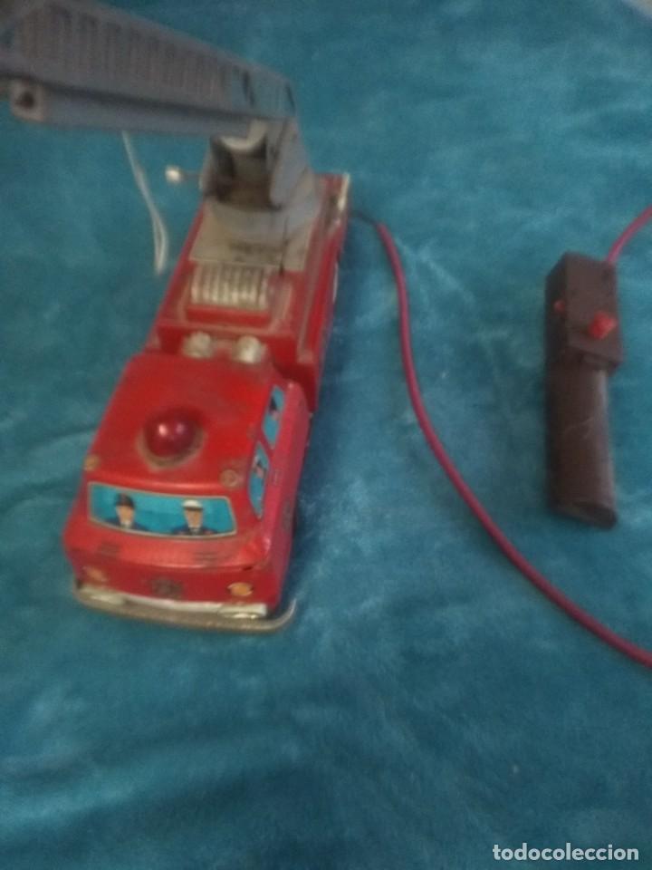 Juguetes antiguos: Coche bombero de ege - Foto 1