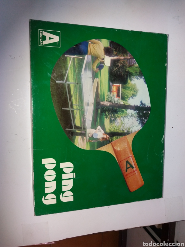 Juguetes antiguos: Set ping-pong aguilar - Foto 1