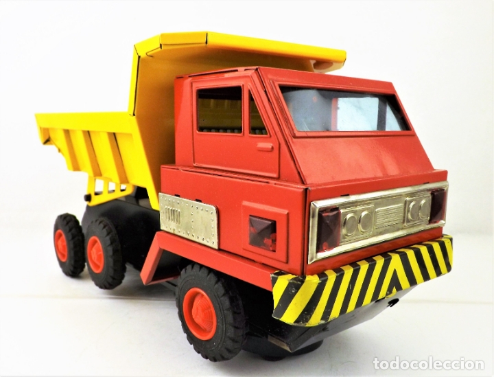 Juguetes antiguos: Bandai Camión volquete Dump Truck (Japón) - Foto 4 - 168771172