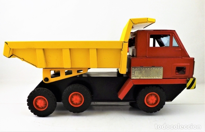 Juguetes antiguos: Bandai Camión volquete Dump Truck (Japón) - Foto 5 - 168771172