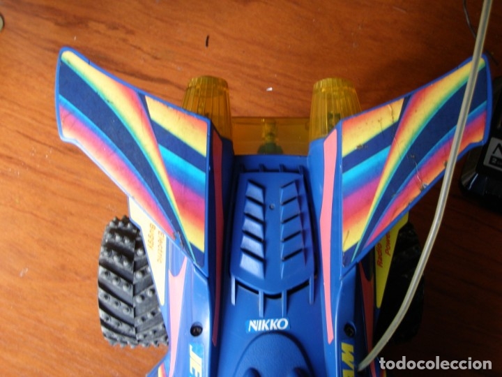 Buggy Nikko Jet Dream 1:16 – Bleu/violet, 2 Roues, Neuf En Boîte (piles Incluses)