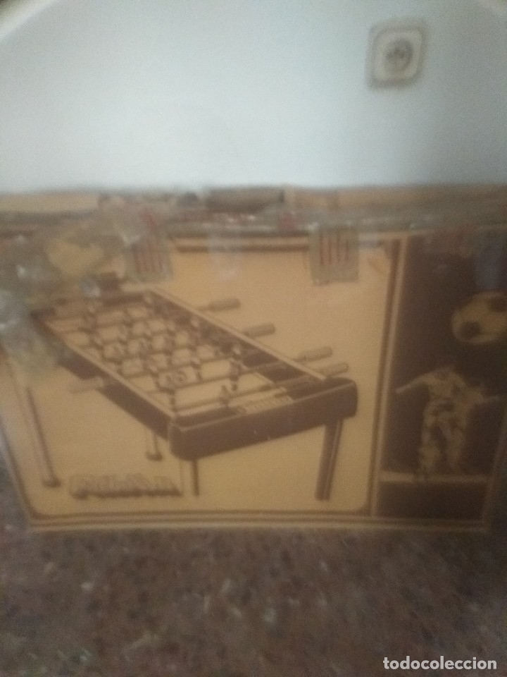 Juguetes antiguos: Futbolin de rima - Foto 1