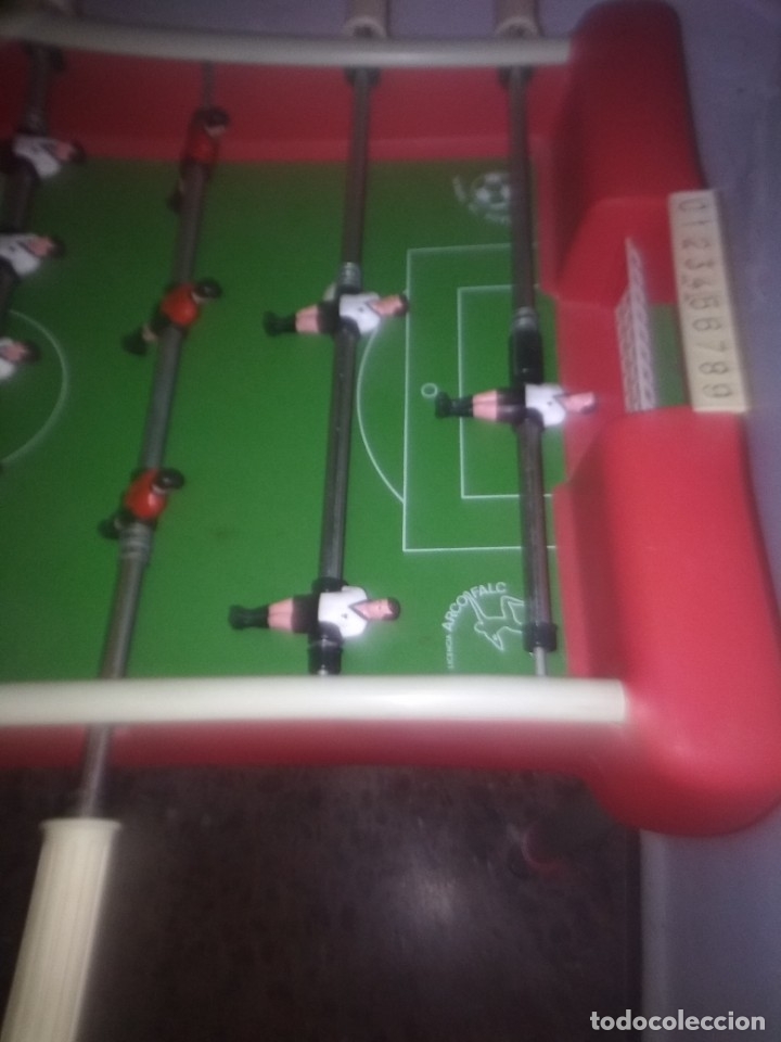 Juguetes antiguos: Futbolin de rima - Foto 4