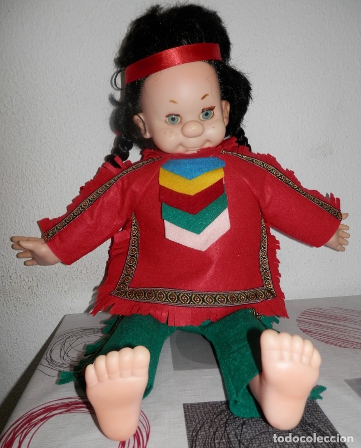 Juguetes antiguos: MU&Ntilde;ECO ANTIGUO DE LA MARCA B.B, - Foto 1