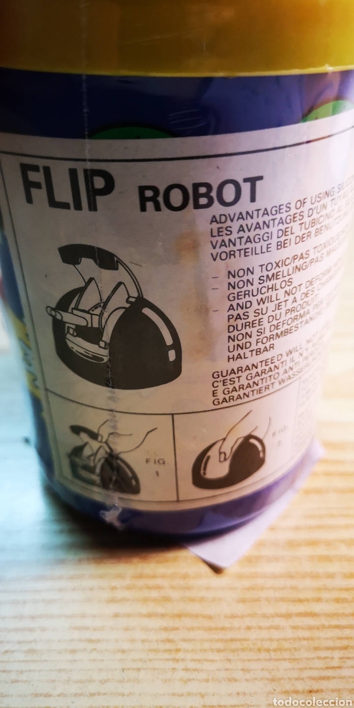Juguetes antiguos: Disney flip robot - Foto 3
