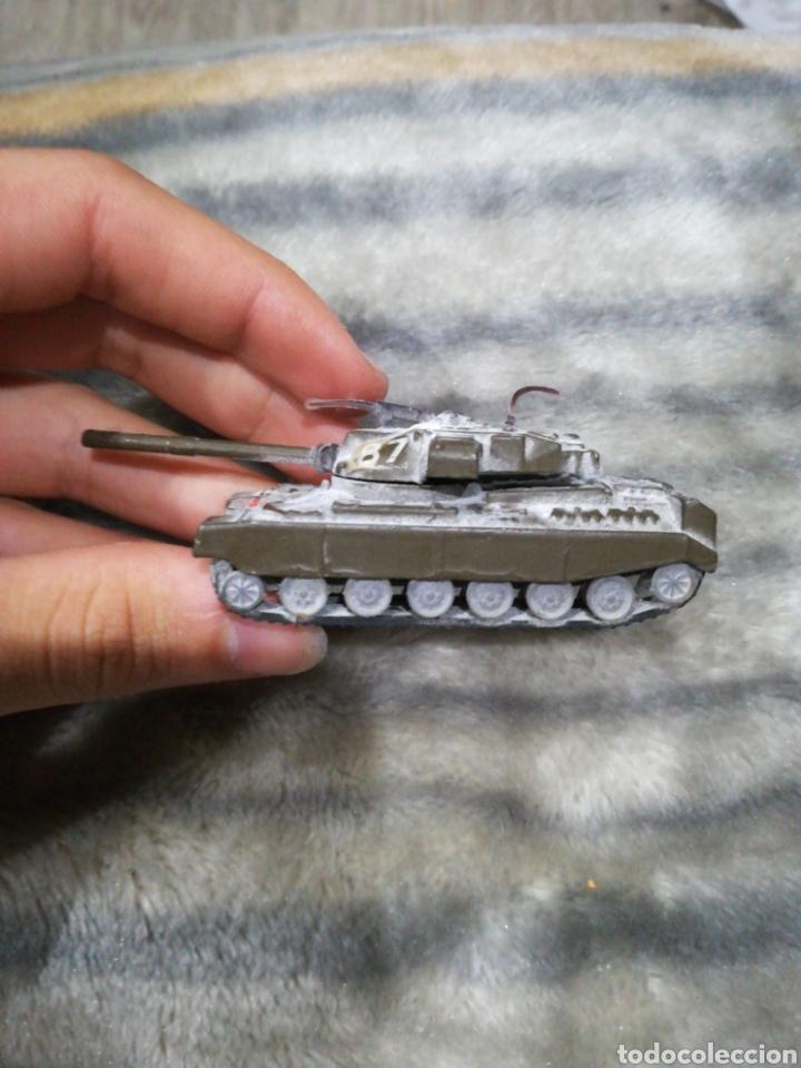 Juguetes antiguos: Tanque miniatura Chieftain chief tain - Foto 2