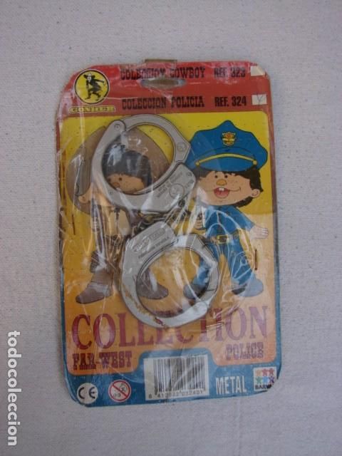 Juguetes antiguos: ESPOSAS POLIC&Iacute;A REF. 324 - GONHER - Foto 1