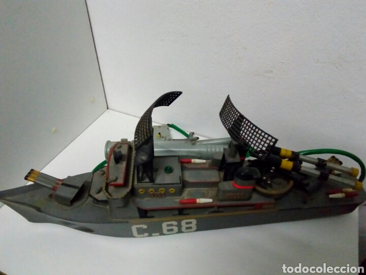 Juguetes antiguos: Barco c68 de marca jefe - Foto 3