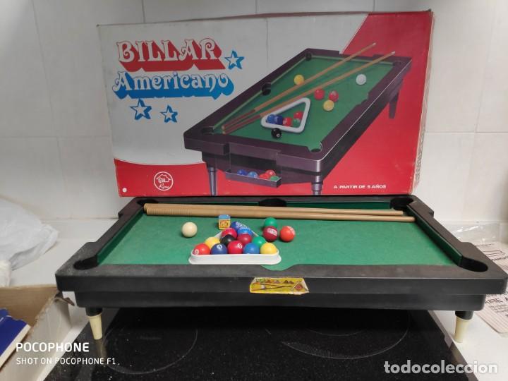 Juguetes antiguos: Billar americano de Rima Ref 1250 - Foto 5