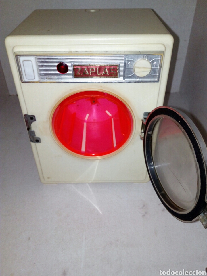 Juguetes antiguos: LAVADORA ZAPLAS A PILAS - Foto 2
