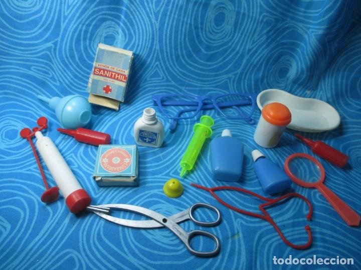 Juguetes antiguos: SET COMPLEMENTOS SANITARIOS - Foto 8