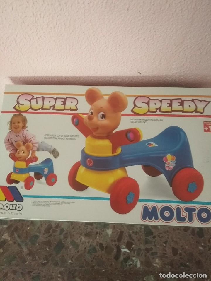 Juguetes antiguos: Correpasillo de molto - Foto 1