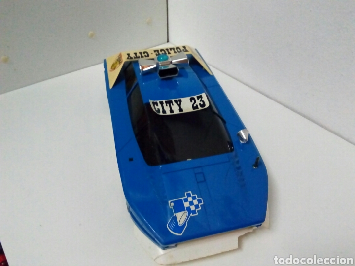Juguetes antiguos: Coche policia joustra. - Foto 2