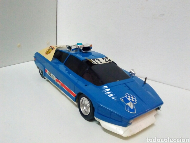 Juguetes antiguos: Coche policia joustra. - Foto 1