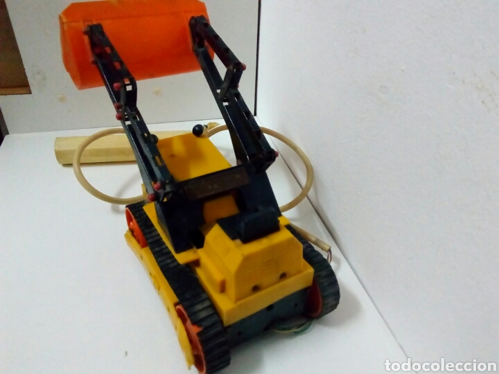 Juguetes antiguos: Escabadora frontal cadenas clim - Foto 5