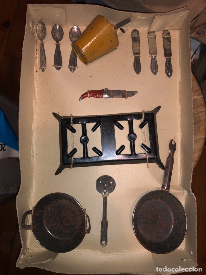 Juguetes antiguos: MANUEL PIC&Oacute; cocina con complementos - Foto 1