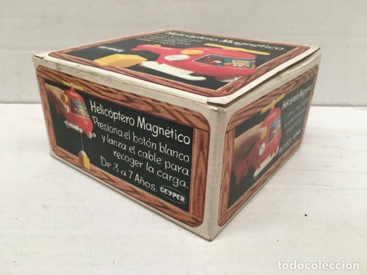 Juguetes antiguos: HELICOPTERO MAGNETICO DE GEYPER - Foto 3