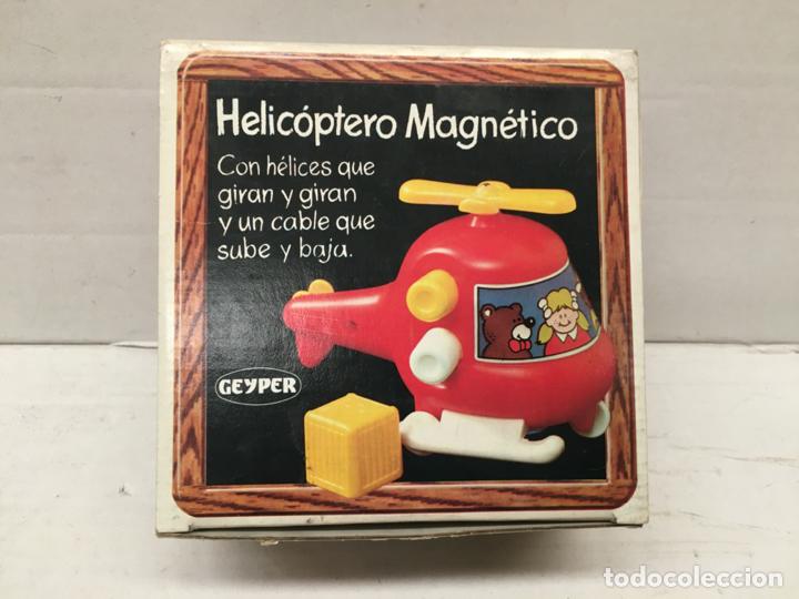 Juguetes antiguos: HELICOPTERO MAGNETICO DE GEYPER - Foto 1