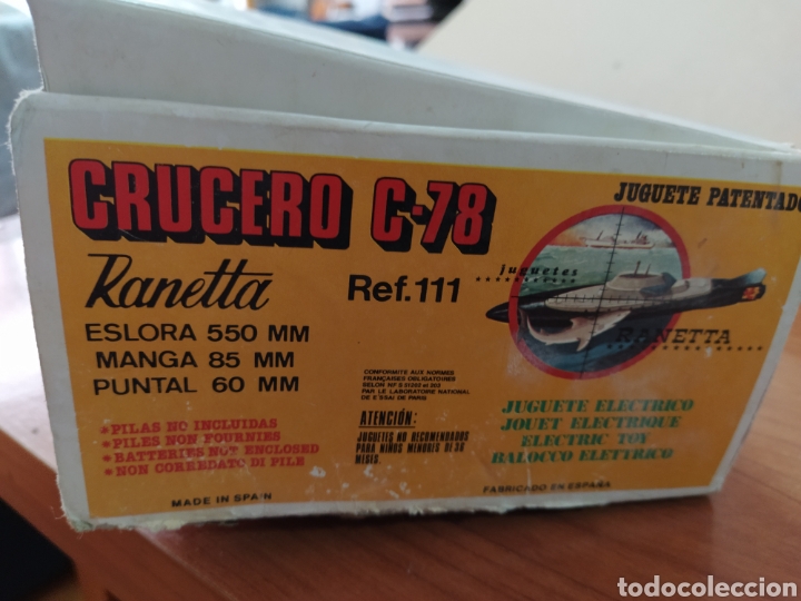 Juguetes antiguos: Crucero c-78 ranetta - Foto 7